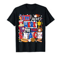 Baseball Brother Im Just Here Snacks T-Shirt - Custom Art Print for Adults - T-Shirt, Sweatshirt, Hoodie