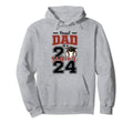 Proud Dad 2024 Baseball Senior Graduation Hoodie - Graphic Print Men Women - T-Shirt, Sweatshirt, Hoodie
