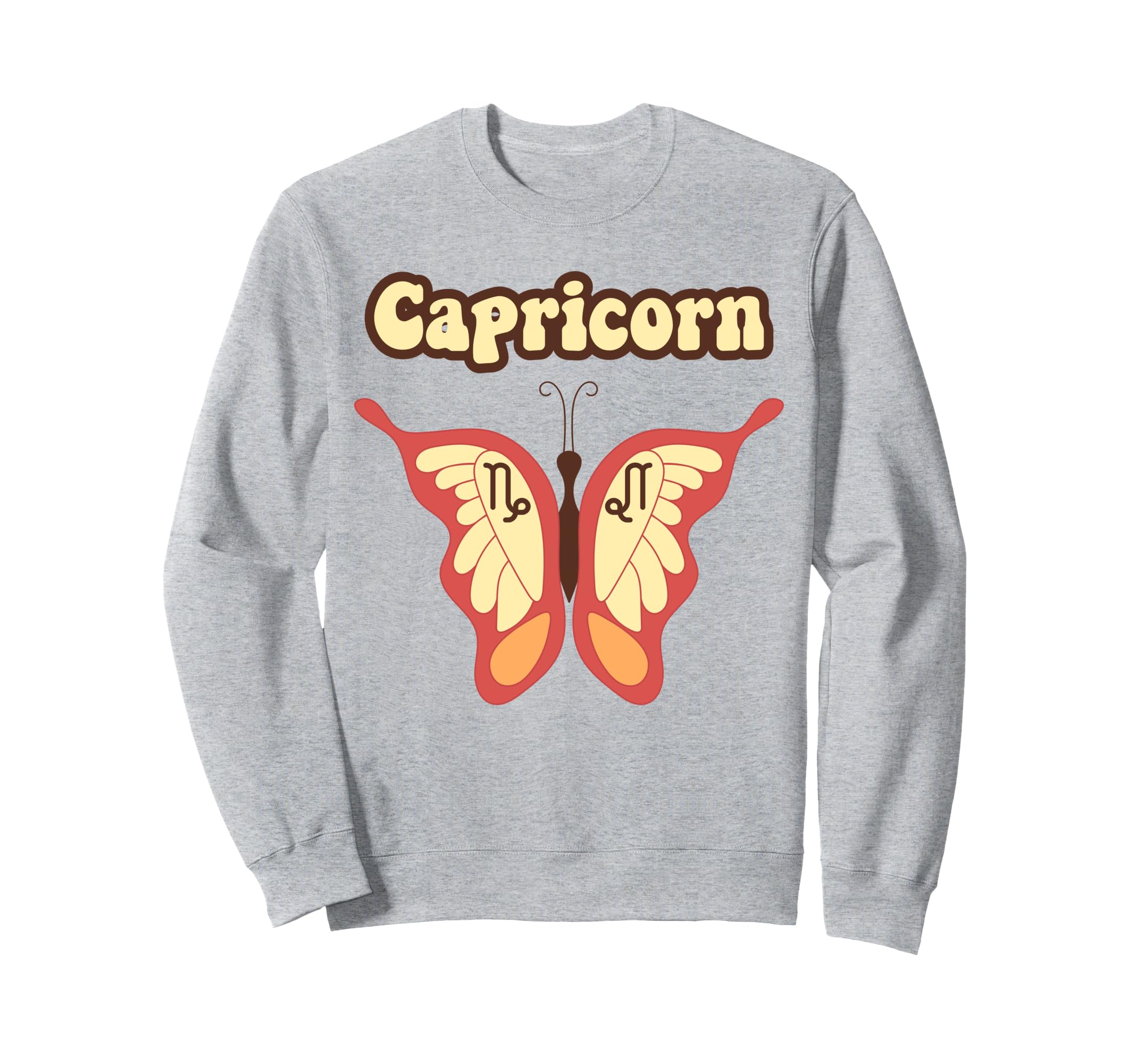 Sagittarius Zodiac Butterfly Boho Sweatshirt - Minimalist Print Unisex - T-Shirt, Sweatshirt, Hoodie