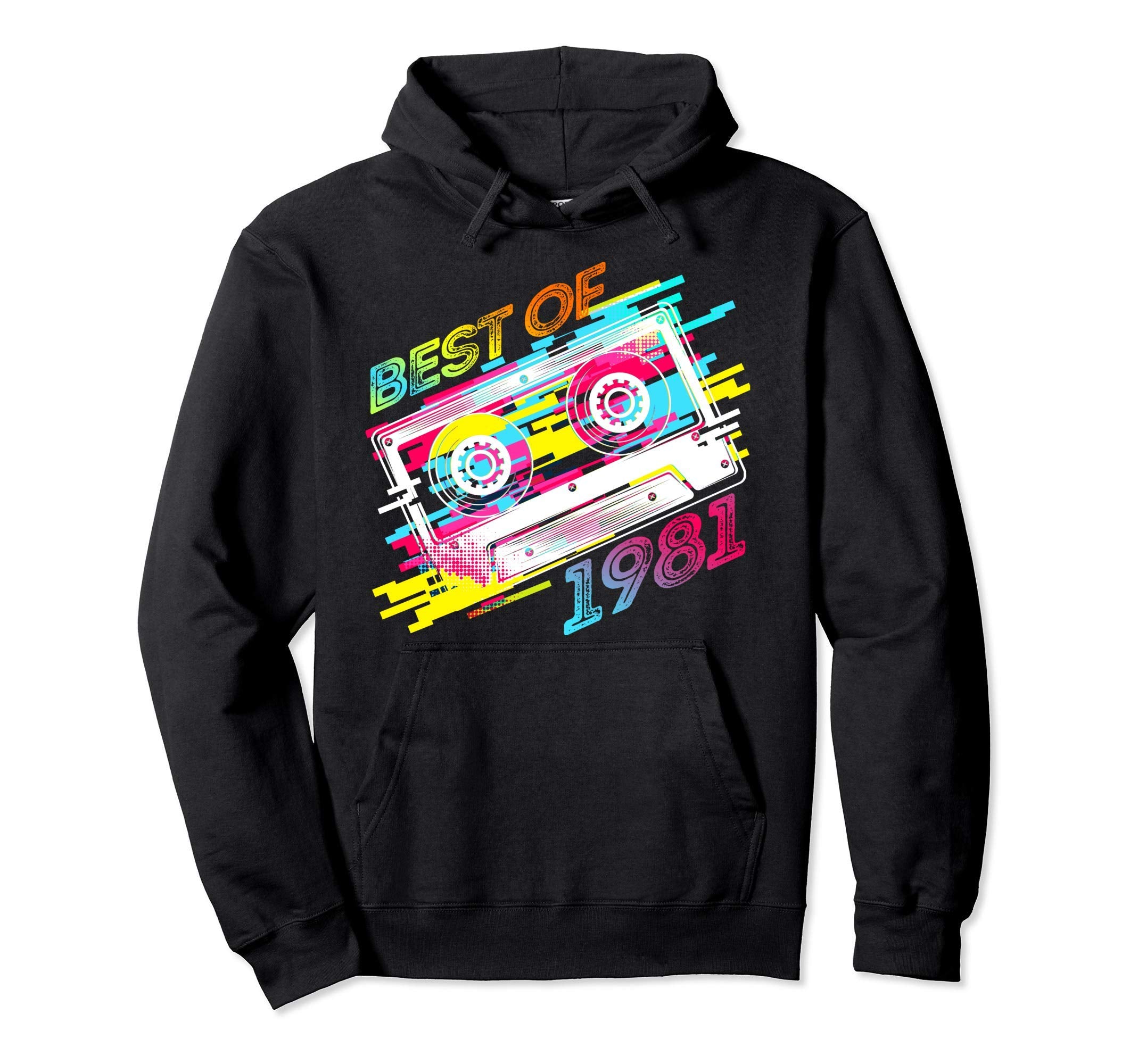 Best 1981 40Th Birthday Gifts Cassette Hoodie - Fun Novelty Design Unisex - T-Shirt, Sweatshirt, Hoodie