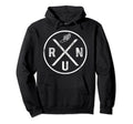 Distressed Running Hoodie - Custom Art Print Men Women - T-Shirt, Sweatshirt, Hoodie