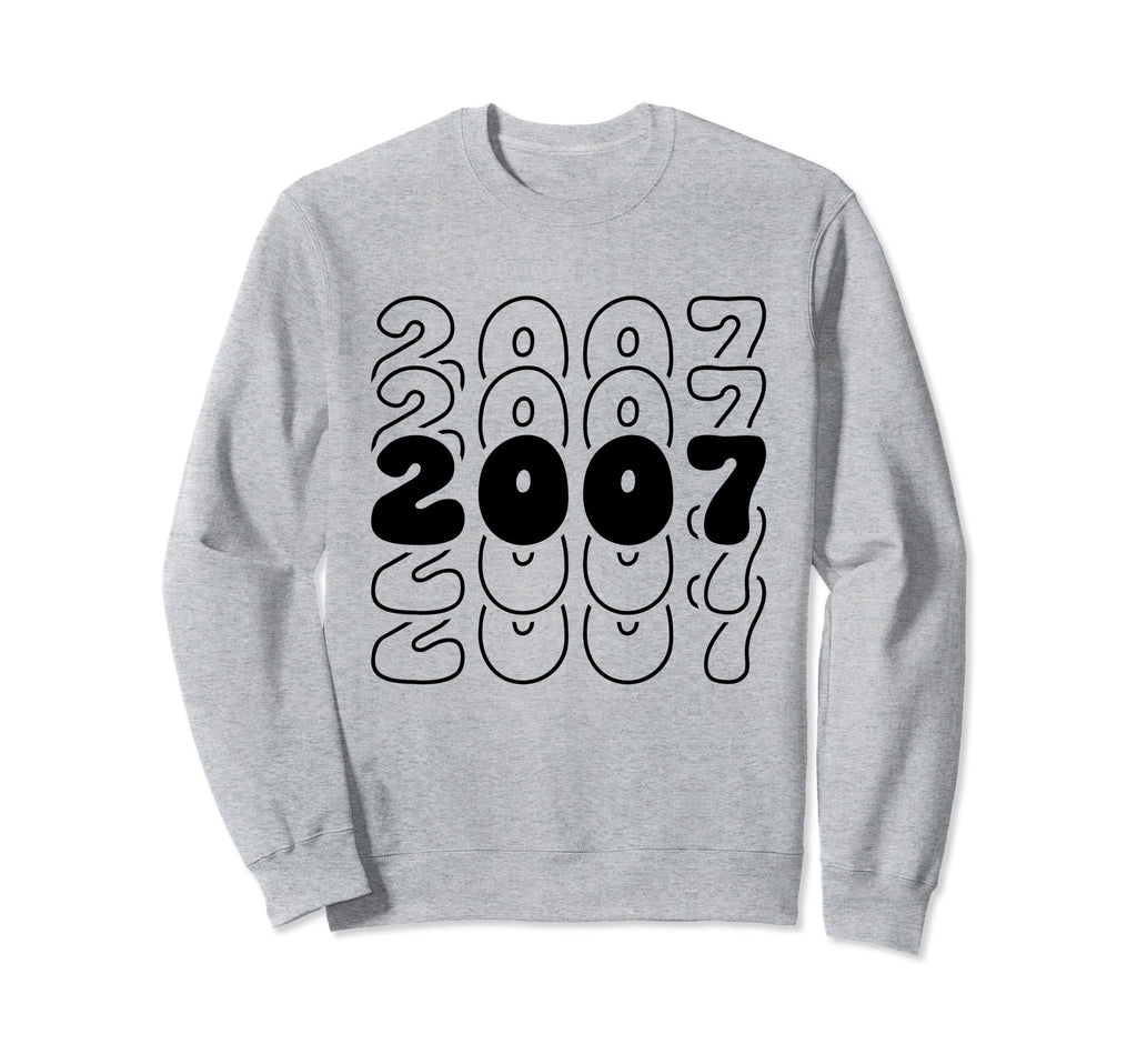 17 Year Old Groovy 17Th Birthday Sweatshirt - Minimalist Print Men Women - T-Shirt, Sweatshirt, Hoodie