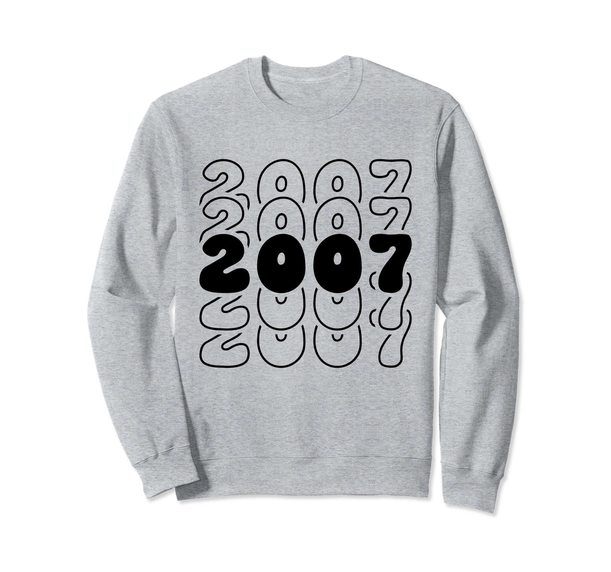 17 Year Old Groovy 17Th Birthday Sweatshirt - Minimalist Print Men Women - T-Shirt, Sweatshirt, Hoodie