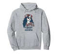 Vibing Fourth 4Th July Hoodie - Trendy Graphic Unisex - T-Shirt, Sweatshirt, Hoodie