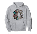 Western Sunflower Butterflies Hoodie - Casual Everyday Wear Men Women - T-Shirt, Sweatshirt, Hoodie
