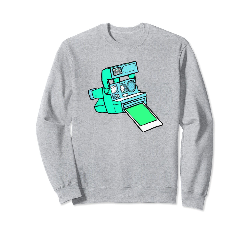 Instant Camera Eighties Photography Sweatshirt - Unique Graphic for Adults - T-Shirt, Sweatshirt, Hoodie