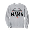 Baseball Mama Mom Happy Mothers Sweatshirt - Minimalist Print Men Women - T-Shirt, Sweatshirt, Hoodie