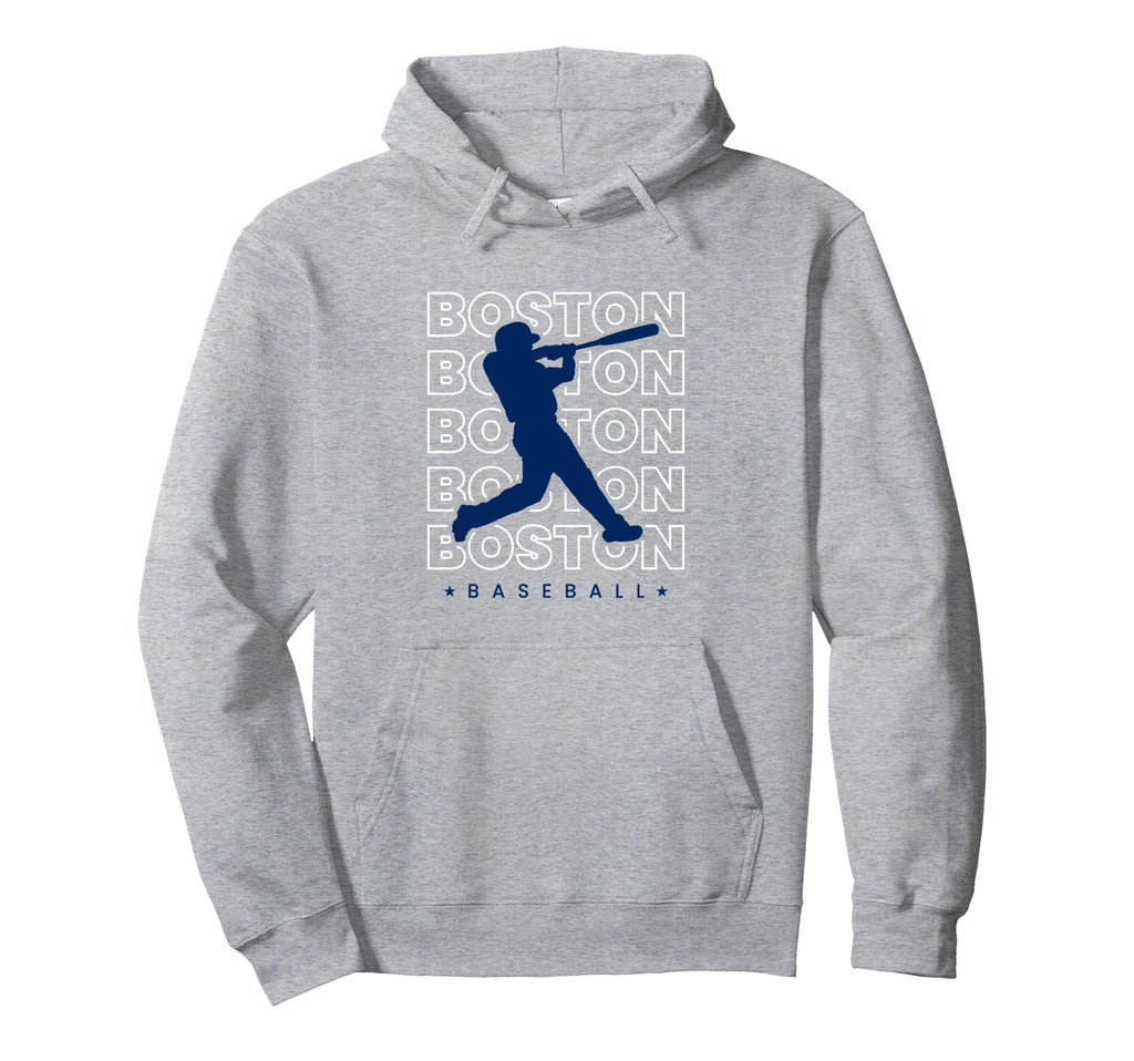 Boston Baseball Minimalist Classy Hoodie - Aesthetic Graphic Men Women - T-Shirt, Sweatshirt, Hoodie