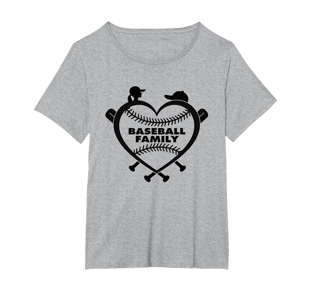 Baseball Family Sister Heart Love Fan T-Shirt - Unique Graphic Men Women - T-Shirt, Sweatshirt, Hoodie