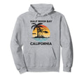 Half Moon Bay California Beach Surf Hoodie - Graphic Print Men Women - T-Shirt, Sweatshirt, Hoodie