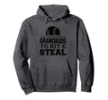 Baseball Grandpa I Teach My Grandkids To Hoodie - Graphic Print for Adults - T-Shirt, Sweatshirt, Hoodie
