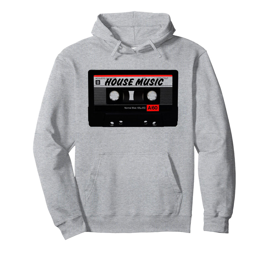 House Music Mixtape 90S Audio Hoodie - Casual Everyday Wear Unisex - T-Shirt, Sweatshirt, Hoodie