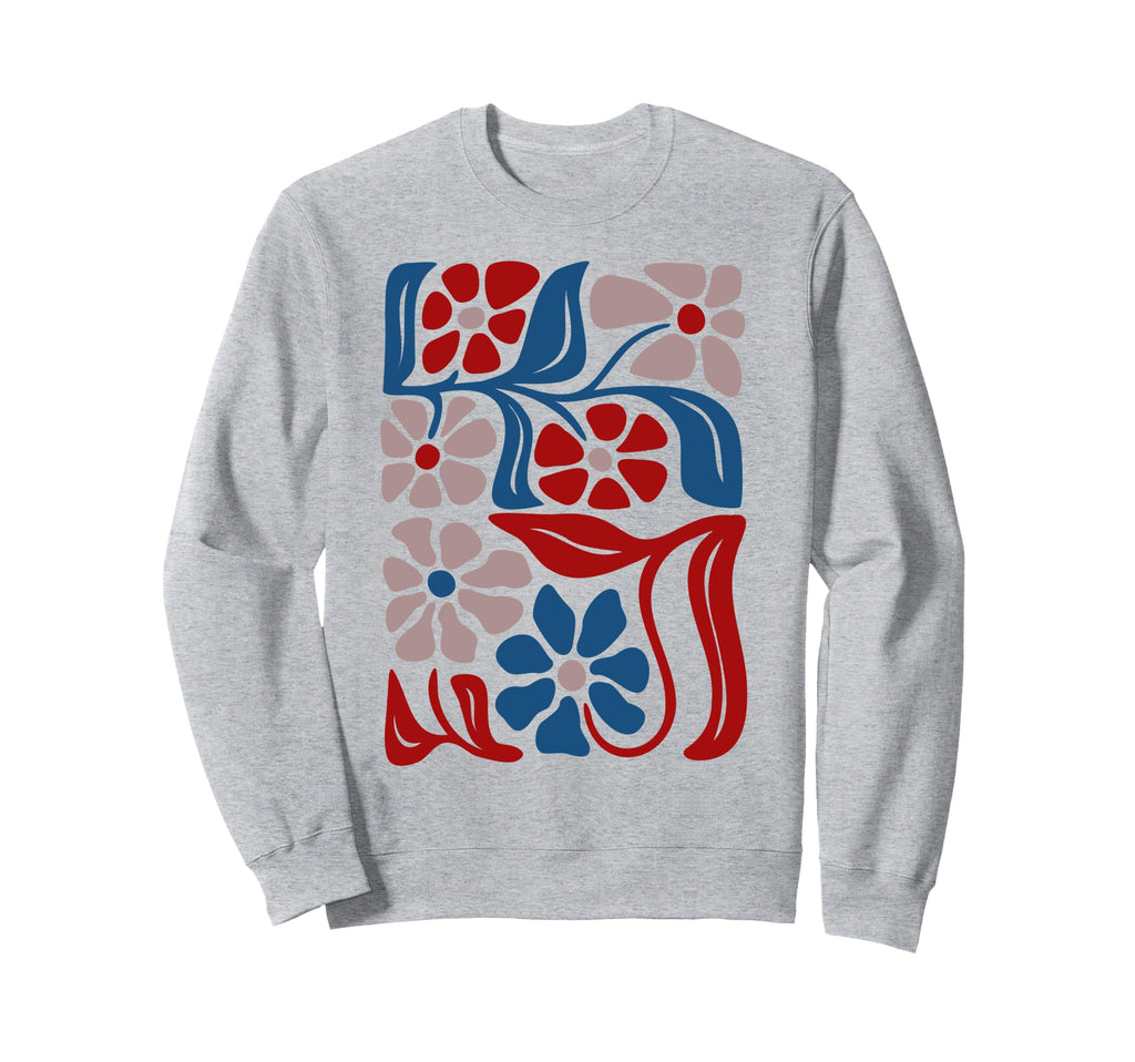 Boho Floral Art Summer Sweatshirt - Graphic Print Unisex - T-Shirt, Sweatshirt, Hoodie