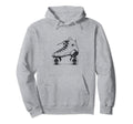 Rollerskates 80S Roller Skates Disco Hoodie - Minimalist Print Men Women - T-Shirt, Sweatshirt, Hoodie