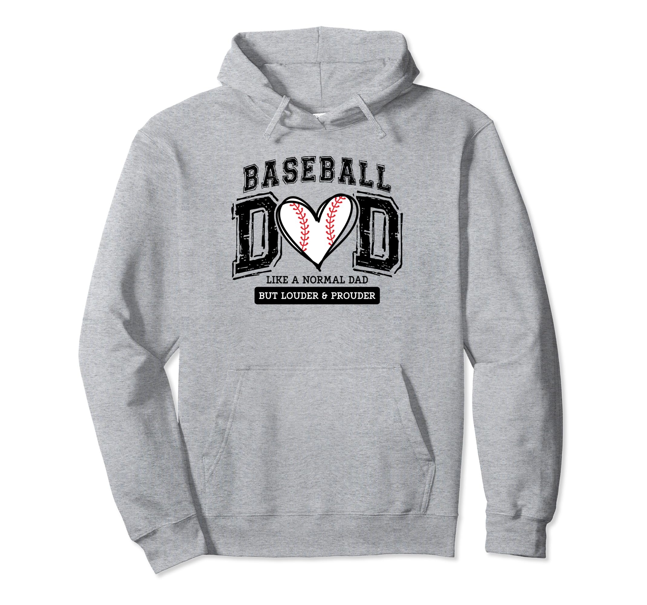 Baseball Dad Baseball Papa Fathers Day Hoodie - Streetwear Style Unisex - T-Shirt, Sweatshirt, Hoodie