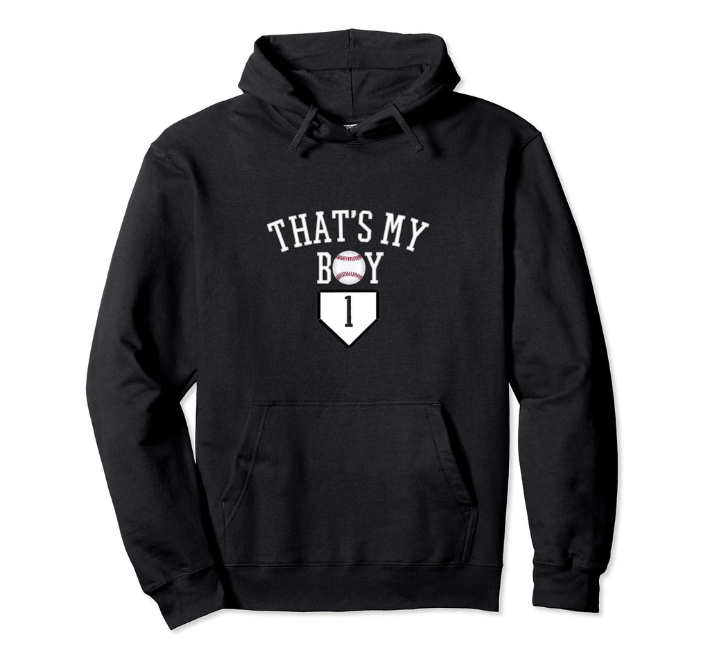 Thats My 1 Baseball Number 1 Hoodie - Casual Everyday Wear for Adults - T-Shirt, Sweatshirt, Hoodie