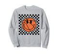 Game Day Basketball Smile Face Sweatshirt - Casual Everyday Wear Unisex - T-Shirt, Sweatshirt, Hoodie