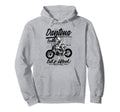 Daytona Beach Bike Week Distressed Hoodie - Fun Novelty Design for Adults - T-Shirt, Sweatshirt, Hoodie