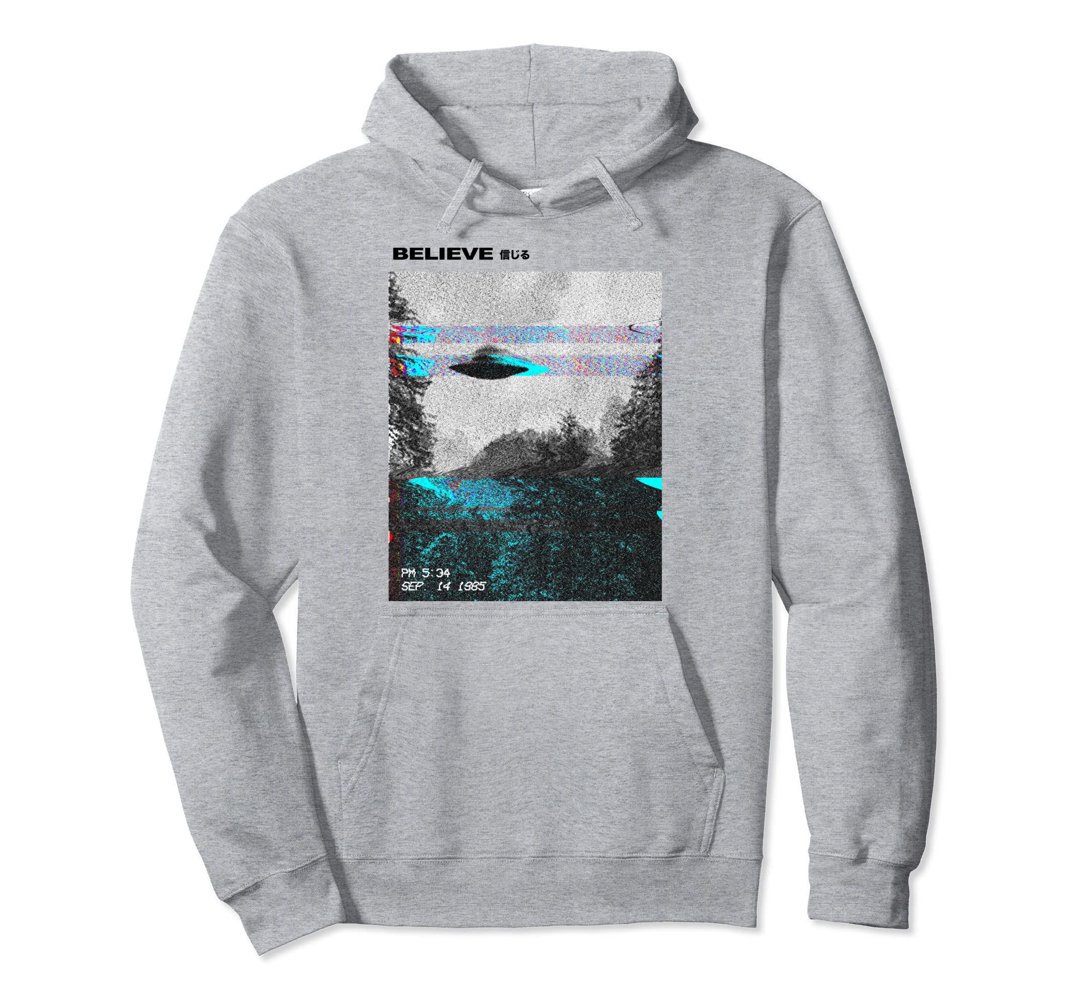 Ufo Vaporwave Aesthetic Japanese 80S Hoodie - Unique Graphic for Adults - T-Shirt, Sweatshirt, Hoodie