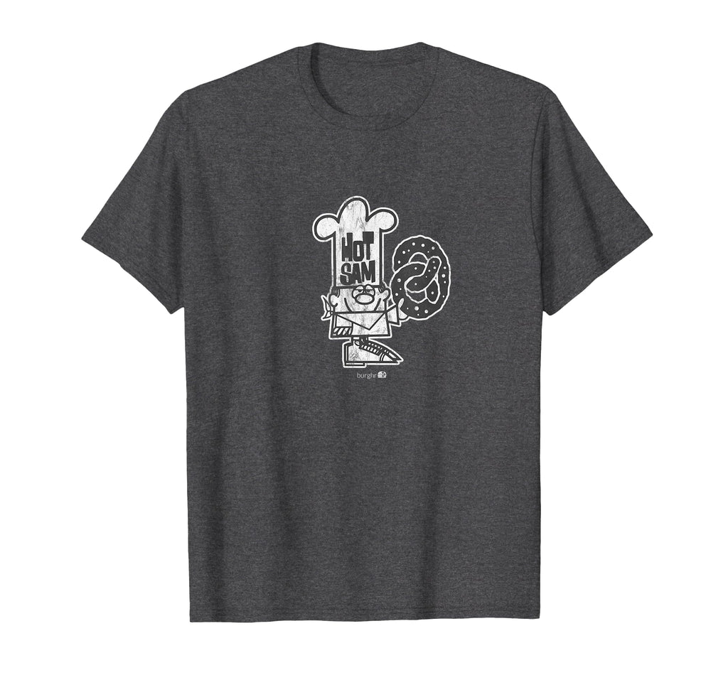 Distressed Hot Sam Pretzels T-Shirt - Casual Everyday Wear Unisex - T-Shirt, Sweatshirt, Hoodie