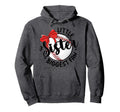 Baseball Little Sister Biggest Fan Bow Hoodie - Custom Art Print Men Women - T-Shirt, Sweatshirt, Hoodie