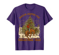 Rockin Around Cowboy Tree Santa Ride T-Shirt - Custom Art Print Unisex - T-Shirt, Sweatshirt, Hoodie