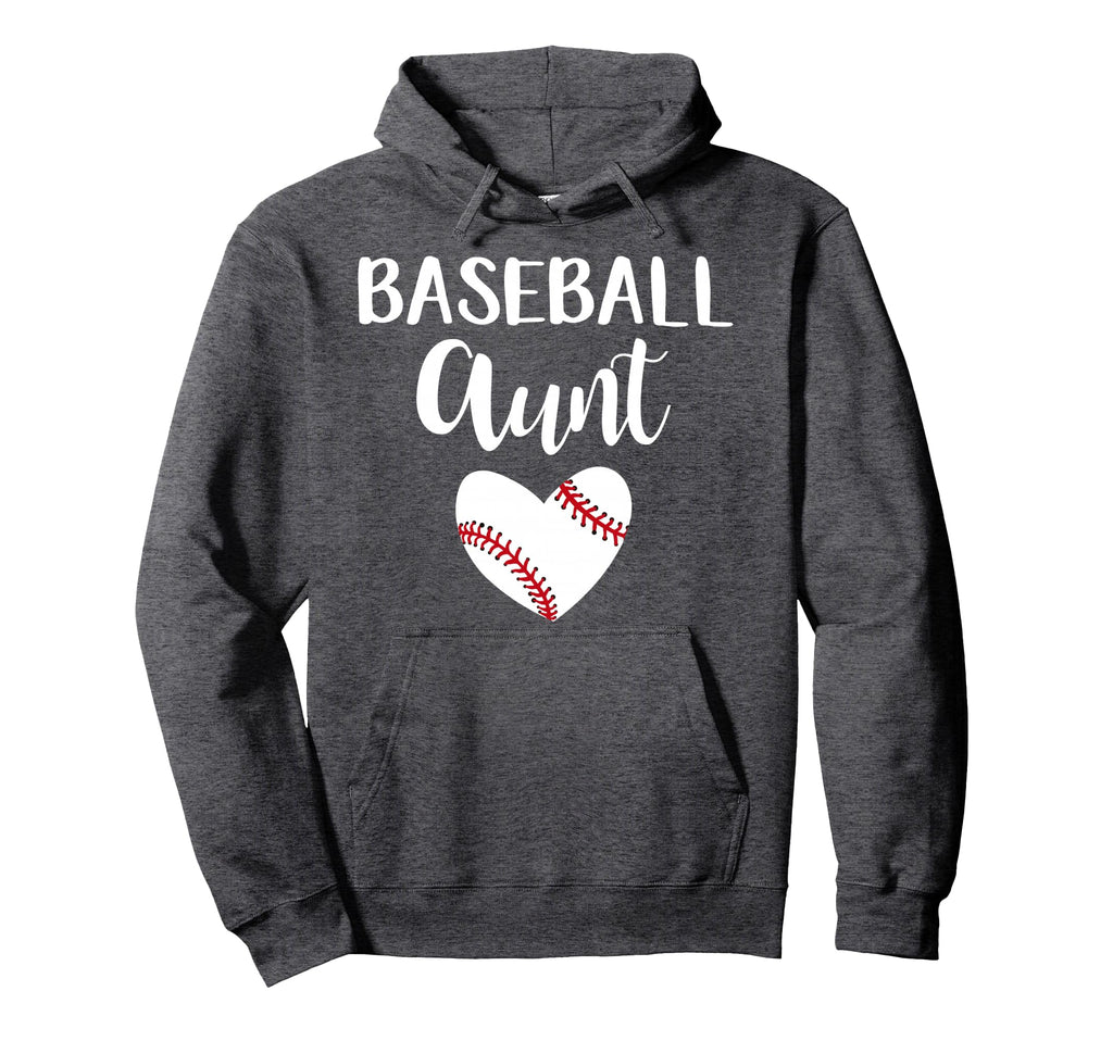 Baseball Aunt Hoodie - Graphic Print Men Women - T-Shirt, Sweatshirt, Hoodie