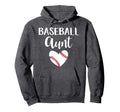 Baseball Aunt Hoodie - Graphic Print Men Women - T-Shirt, Sweatshirt, Hoodie