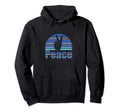 Peace Sign Love 60S 70S Hippie Boho Hoodie - Minimalist Print for Adults - T-Shirt, Sweatshirt, Hoodie
