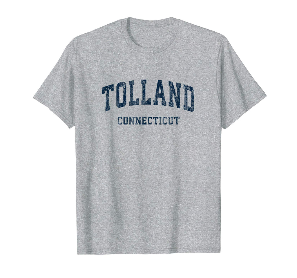 Tolland Connecticut Ct Varsity T-Shirt - Fun Novelty Design Men Women - T-Shirt, Sweatshirt, Hoodie