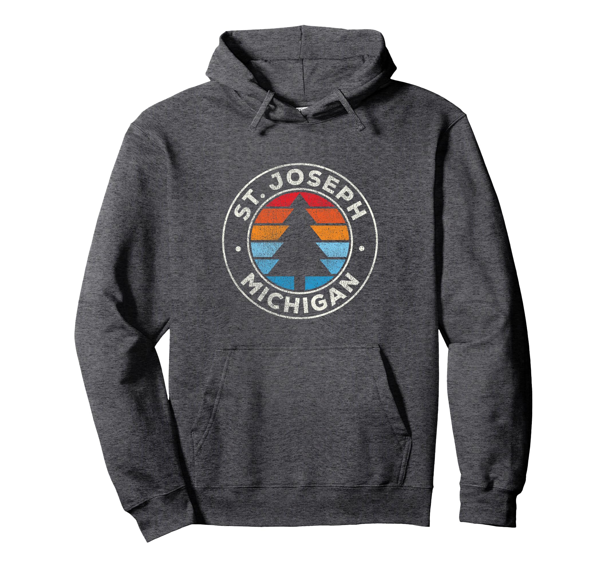 St Joseph Michigan Mi 70S Hoodie - Streetwear Style for Adults - T-Shirt, Sweatshirt, Hoodie