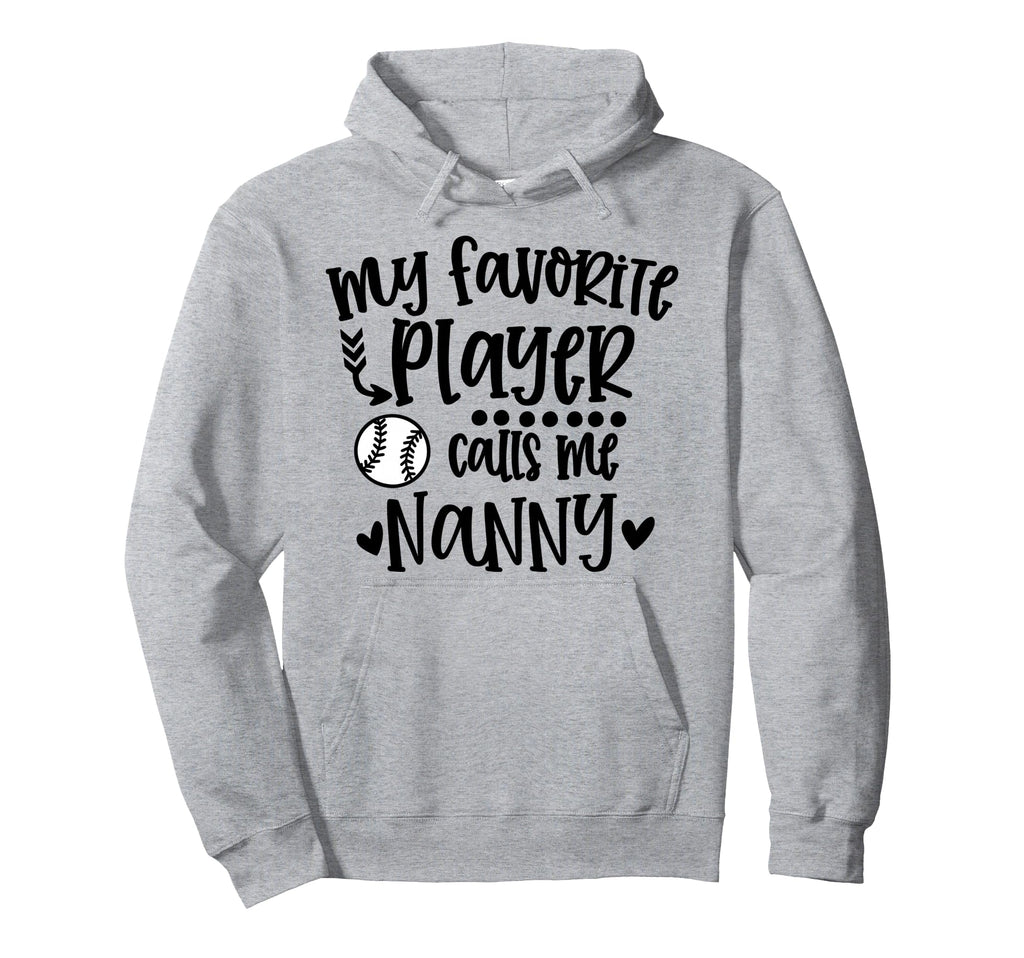 My Favorite Baseball Player Calls Me Hoodie - Minimalist Print for Adults - T-Shirt, Sweatshirt, Hoodie