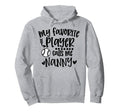 My Favorite Baseball Player Calls Me Hoodie - Minimalist Print for Adults - T-Shirt, Sweatshirt, Hoodie
