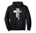 Baseball Cross Jesus Christian Sports Lover Hoodie - Unique Graphic Unisex - T-Shirt, Sweatshirt, Hoodie