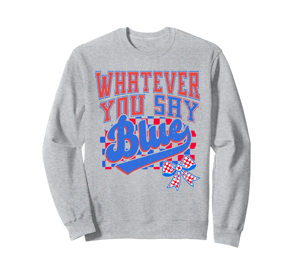 Checker Baseball Coquette Whatever Sweatshirt - Graphic Print for Adults - T-Shirt, Sweatshirt, Hoodie