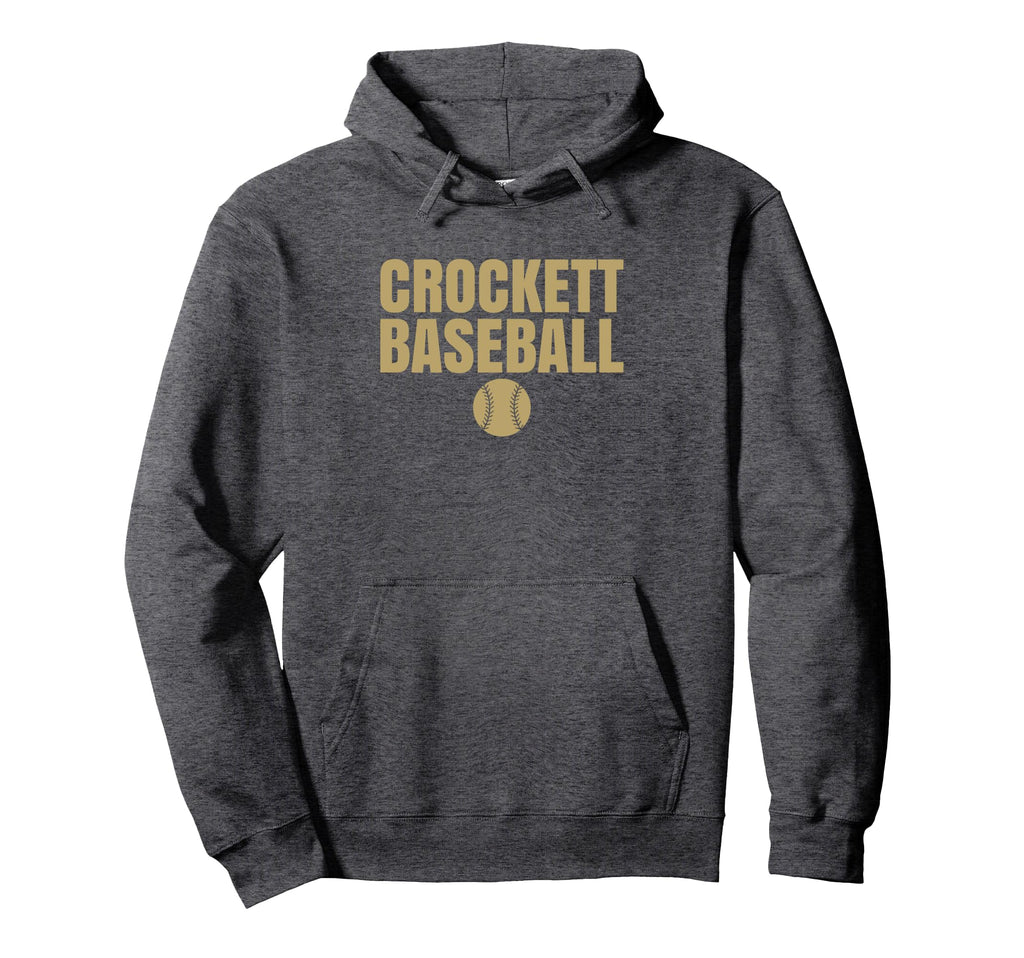 Crockett High School Baseball Hoodie - Unique Graphic for Adults - T-Shirt, Sweatshirt, Hoodie