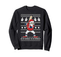 Santa Baseball Fan Home Run Funny Sweatshirt - Graphic Print for Adults - T-Shirt, Sweatshirt, Hoodie