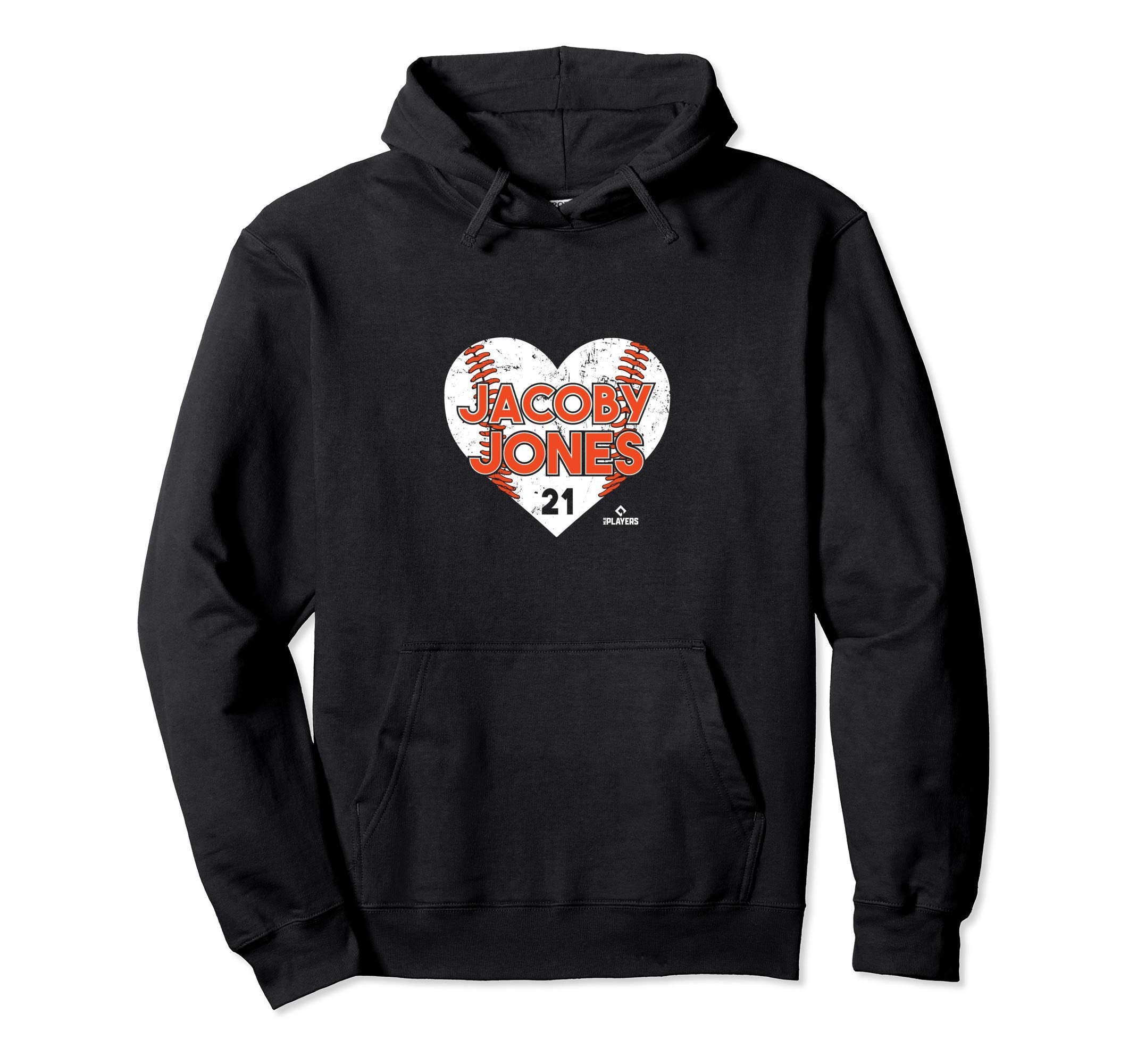 Jacoby Jones Heart Baseball Hoodie - Casual Everyday Wear Men Women - T-Shirt, Sweatshirt, Hoodie