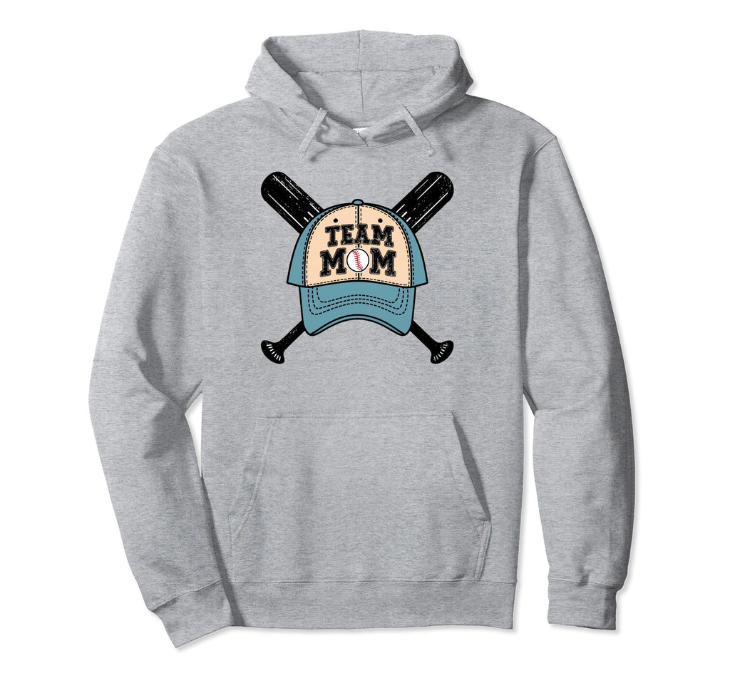 Womens Baseball Mom Mama Mothers My Hoodie - Fun Novelty Design Men Women - T-Shirt, Sweatshirt, Hoodie
