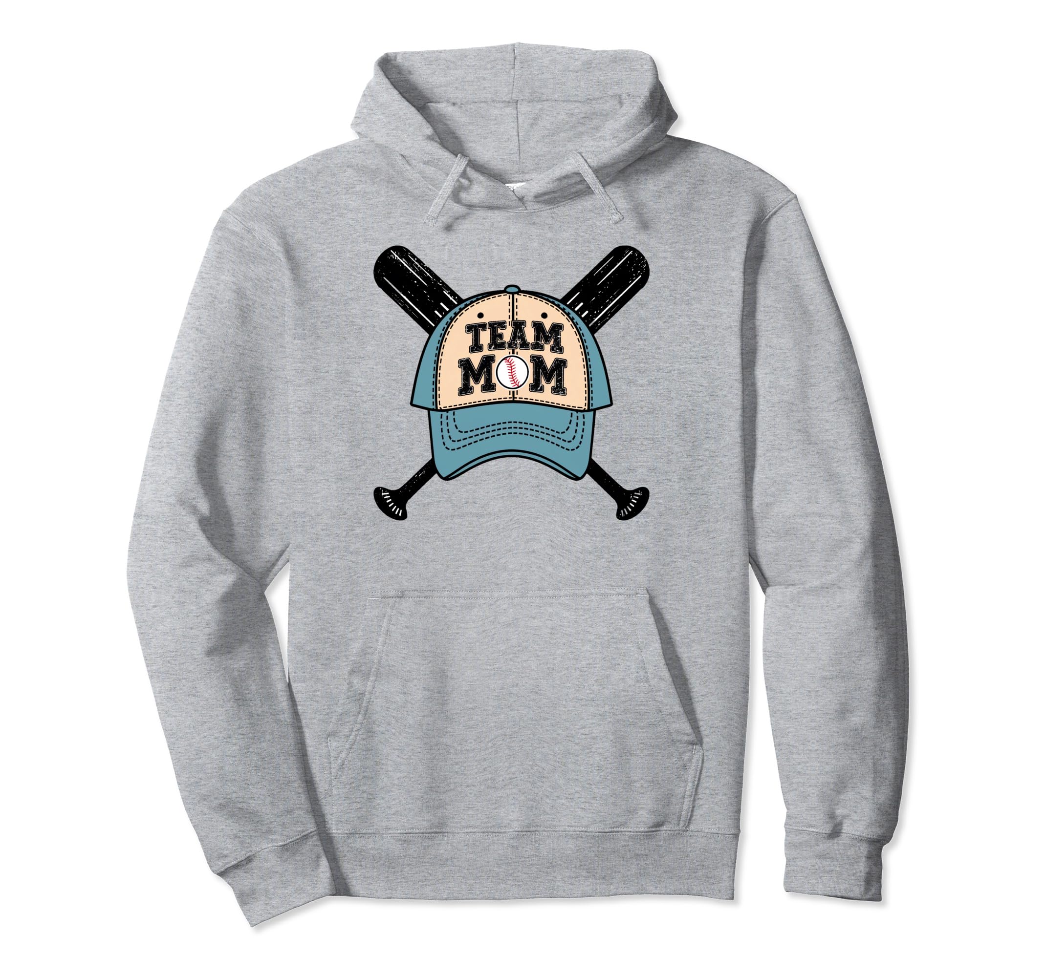 Womens Baseball Mom Mama Mothers My Hoodie - Fun Novelty Design Men Women - T-Shirt, Sweatshirt, Hoodie