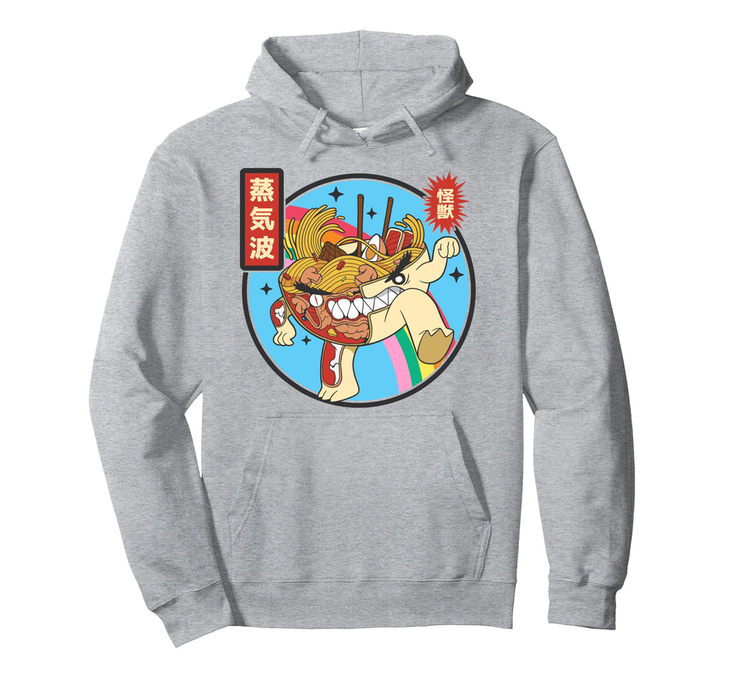 Angry Ramen Bowl X Ray Rainbow Japan Otaku Hoodie - Novelty Apparel Unisex - T-Shirt, Sweatshirt, Hoodie