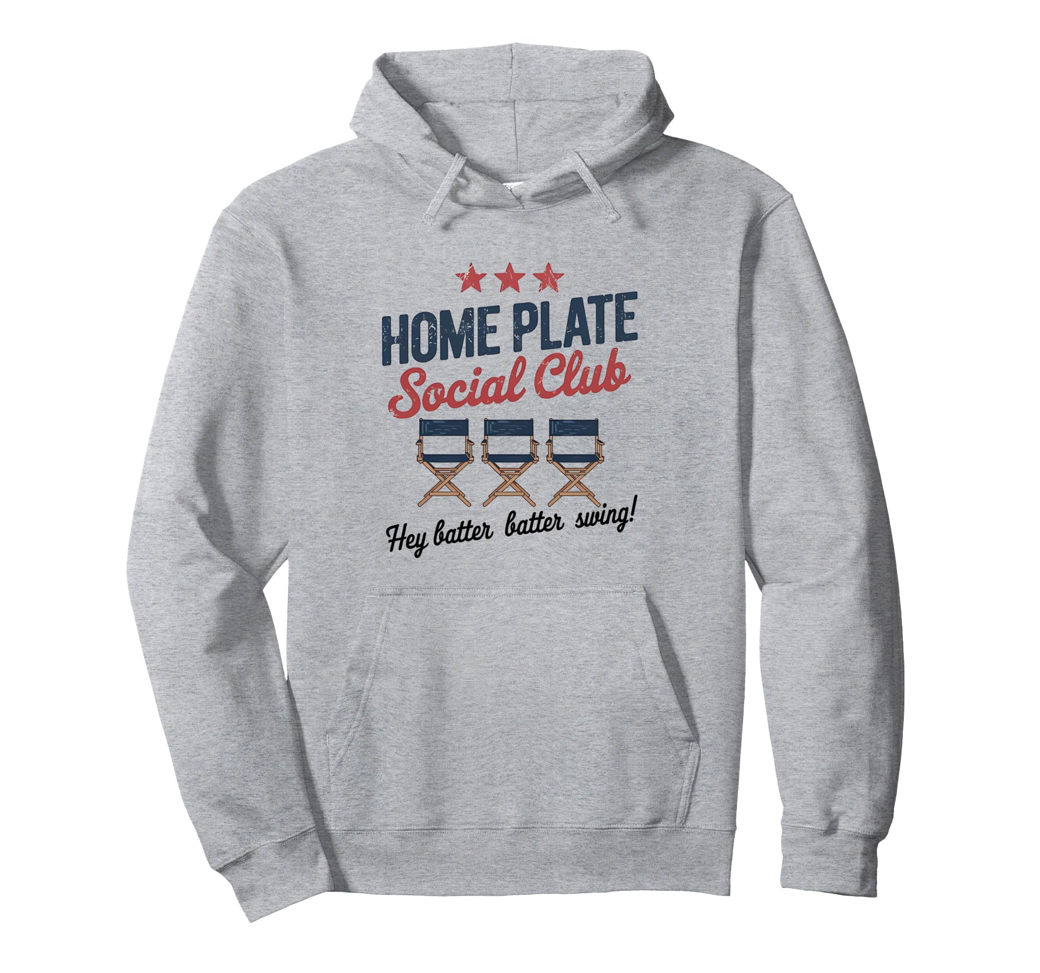 Home Plate Social Club American Baseball Hoodie - Graphic Print Men Women - T-Shirt, Sweatshirt, Hoodie