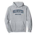 Rochester New York Ny Varsity Sports Navy Hoodie - Trendy Graphic Men Women - T-Shirt, Sweatshirt, Hoodie