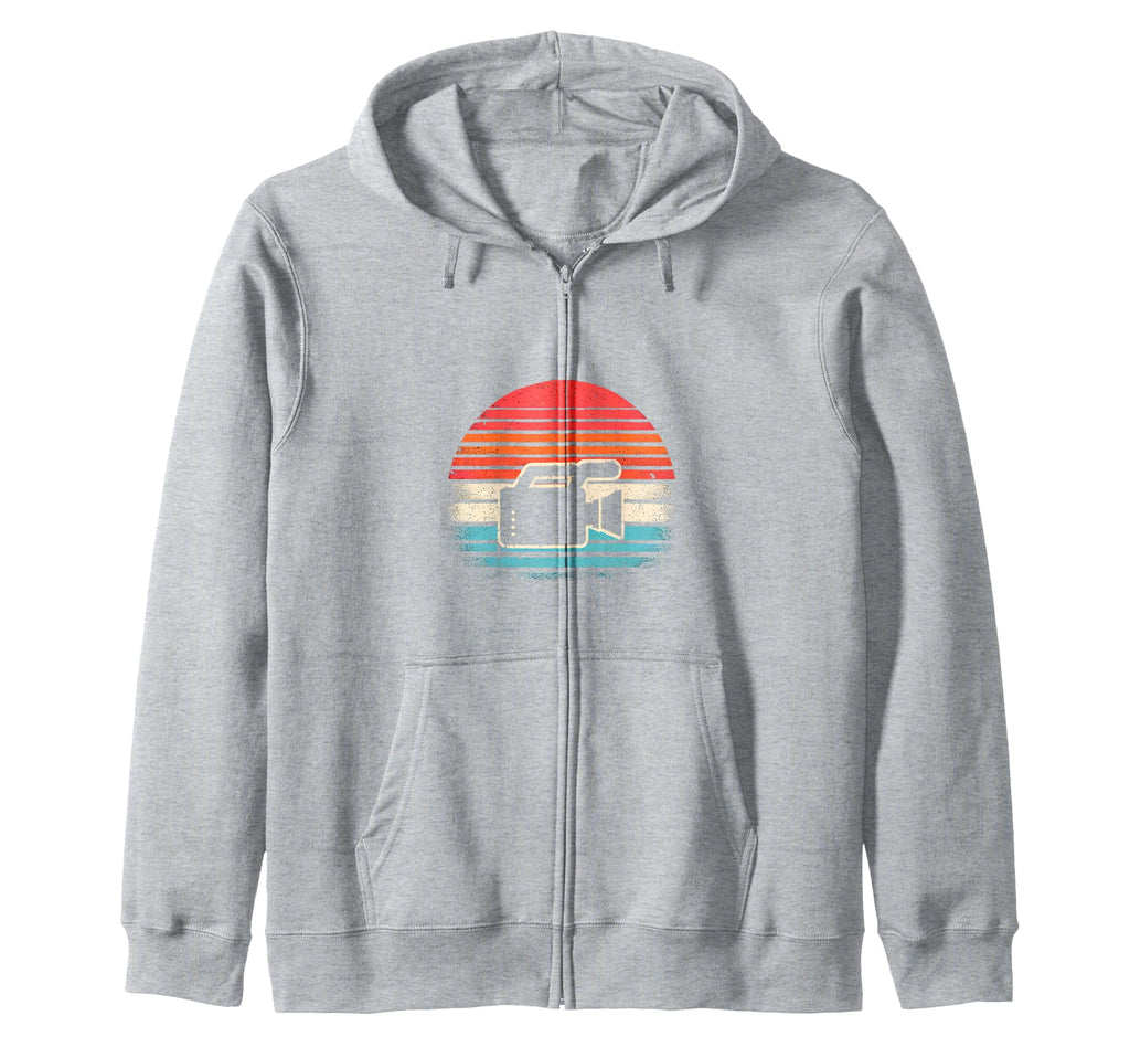 Sunset Video Camera T-Shirt - Custom Art Print Men Women - T-Shirt, Sweatshirt, Hoodie
