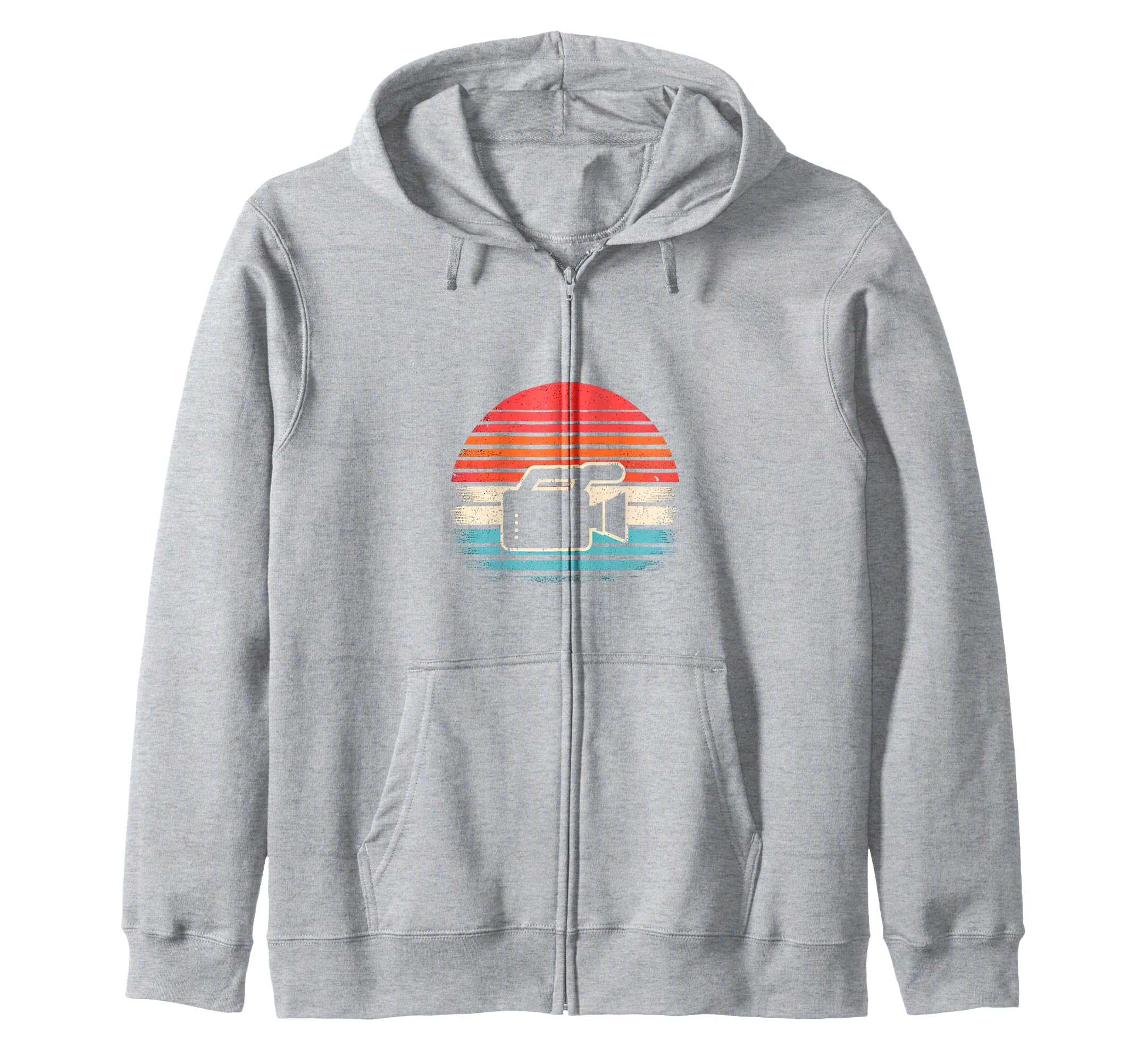 Sunset Video Camera T-Shirt - Custom Art Print Men Women - T-Shirt, Sweatshirt, Hoodie