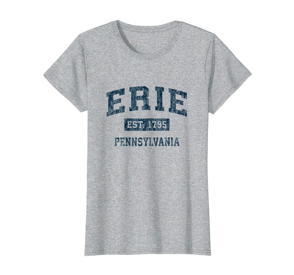 Erie Pennsylvania Pa Sports Navy T-Shirt - Fun Novelty Design Unisex - T-Shirt, Sweatshirt, Hoodie