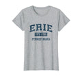 Erie Pennsylvania Pa Sports Navy T-Shirt - Fun Novelty Design Unisex - T-Shirt, Sweatshirt, Hoodie