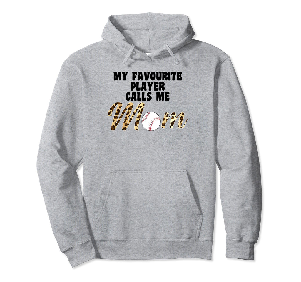 My Favorite Player Calls Me Mom Hoodie - Fun Novelty Design for Adults - T-Shirt, Sweatshirt, Hoodie