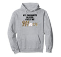 My Favorite Player Calls Me Mom Hoodie - Fun Novelty Design for Adults - T-Shirt, Sweatshirt, Hoodie