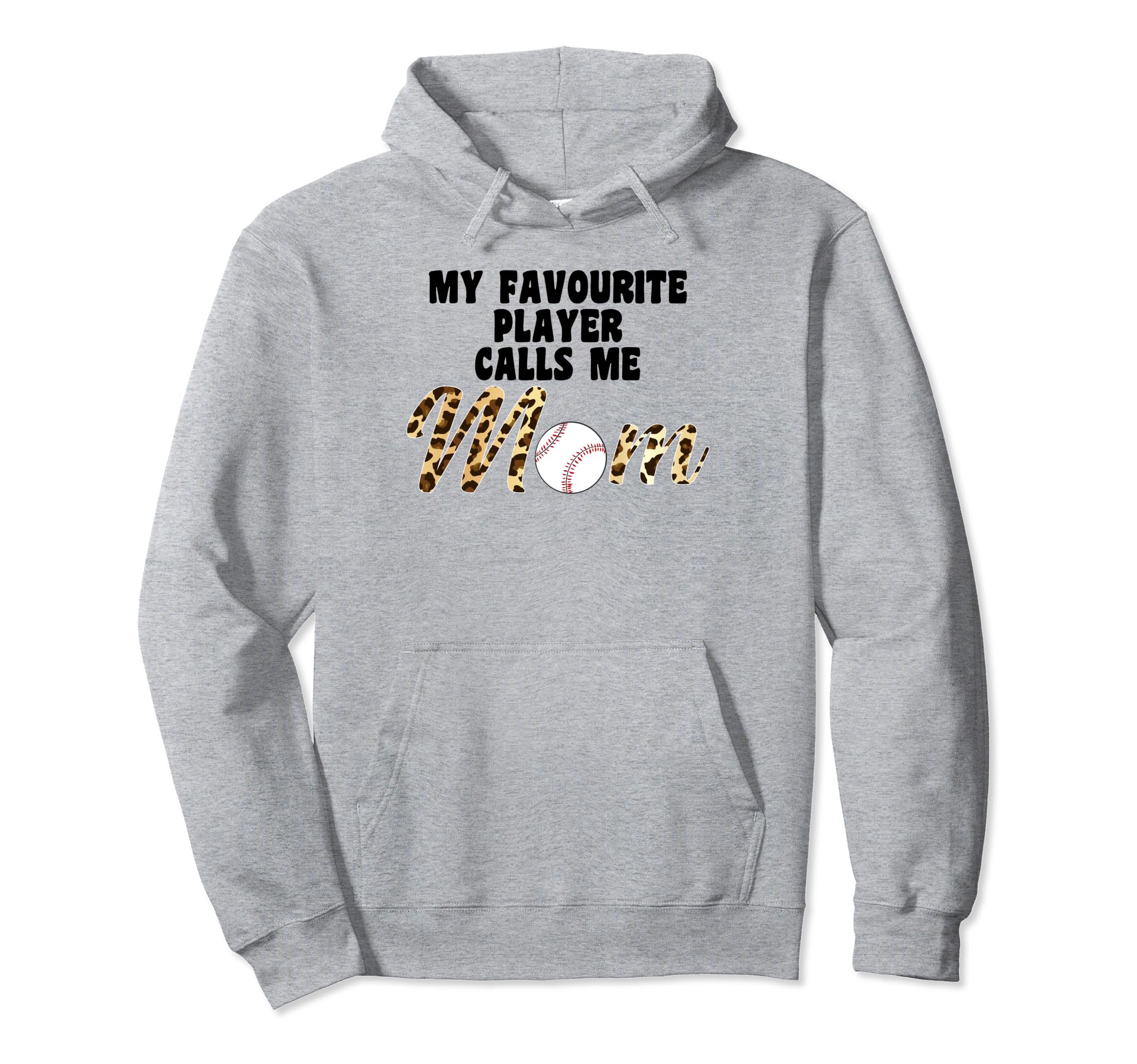 My Favorite Player Calls Me Mom Hoodie - Fun Novelty Design for Adults - T-Shirt, Sweatshirt, Hoodie